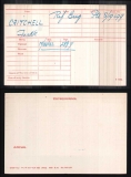 CRITCHELL FREDERICK(medal card)