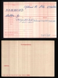 HAMMOND WALTER GEORGE(medal card)