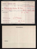 JACQUES ALBERT THOMPSON(medal card)