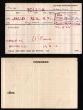 LANGLEY HARRY(medal card)