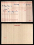 MAYNARD JAMES FREDERICK(medal card)