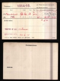PROUDFOOT HENRY WILLIAM(medal card)