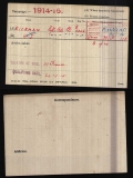 RICKMAN HERBERT JENDEN(medal card)