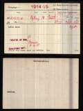 RUDKIN WILLIAM STENNETT(medal card)