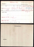 SHIRLEY HENRY WILLIAM(medal card)