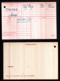 THOMAS GEORGE(medal card)
