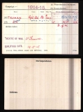 TROMAN ERNEST HAROLD(medal card)