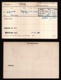 WYATT ERNEST WALTER(medal card)