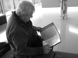 Peter Bennett reading chaplain's letter, 15th October 2012