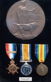 O'Brien Terence Donough (medals and memorial plaque)