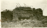 Bunker where Richard was hit (wartime album of the battalion's Commanding Officer, LtCol CE Bent)