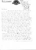 BLEWETT HAROLD CHRISTOPHER (letter 18 July 1917)