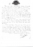 BLEWETT HAROLD CHRISTOPHER (letter 18 July 1917)