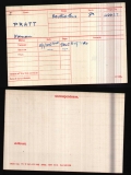 Norman Pratt (medal card)