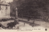 Monument aux Morts  Chaudes-Aigues carte postale