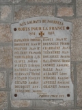 Plaque de commmoration  Fournels