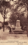 Monument aux Morts  Chteauneuf-les-Bains (carte postale)