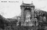 Monument aux Morts  Belcaire (carte postale)