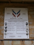 Plaque commmorative Rennes-le-Chteau