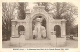 Monument aux Morts Bourg-en-Bresse (carte postale)