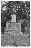 Monument aux Morts, Sainte-Eulalie-d\'Olt (carte postale)