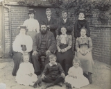 Message GE (as a boy, seated in the front row)