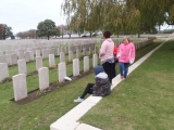 Gamble WR (Family at his grave, November 2013)