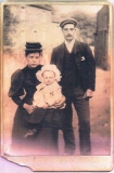 Hanson B (with his wife Beatrice and daughter Thelma)