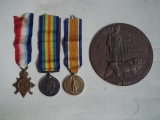 Spencer Fred (medals and memorial plaque)