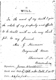 Will of James Woodhouse