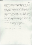 Letter to his sister