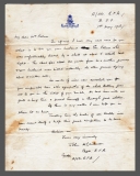 Palmer F (letter 1 May 1918 by Captain Laidman)