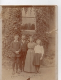 Martin PJ with his father, mother and sister