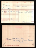 F W Evans (medal card)