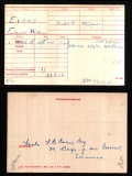 F W Evans (medal card)