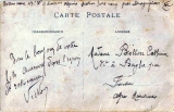 Bellon V (texte de la carte adresse  sa maman Catherine)