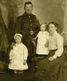 William and his wife Jane and his children Jeanie and James