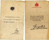 Leech J (letter of sympathy, from Buckingham Palace)