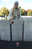 Perrott AE (Julia Towner, nee Perrott, at the grave of her uncle)