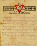 Albert Pegram (letter to his mother, September 1917, part 2)