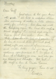 Lundie AW (letter written by Arthur)