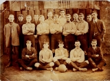 Hayes Cornelius (Stockport Lads Club, Cornelius is standing right, with hand in his pocket)