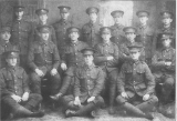 Hayes Cornelius (Lads Club territorials, Cornelius sitting in the centre, legs crossed)