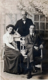 Gilbert Verity with parents