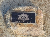 GE Martin (commemorated in the Avenue of Honour, Wycheproof)