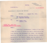 Bond J (letter to Esther Bond, August 1916)