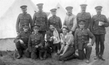 Walter Speight (the man in front with his hands in the washtub)