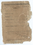 Gibbs GS (original document from the director of Graves Registration and Enquiries)