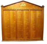 Memorial board in Tumut