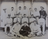 Banstead Cricket Club 2nd XI, 1903, Harry is 14 years old and seated in the centre, bottom row